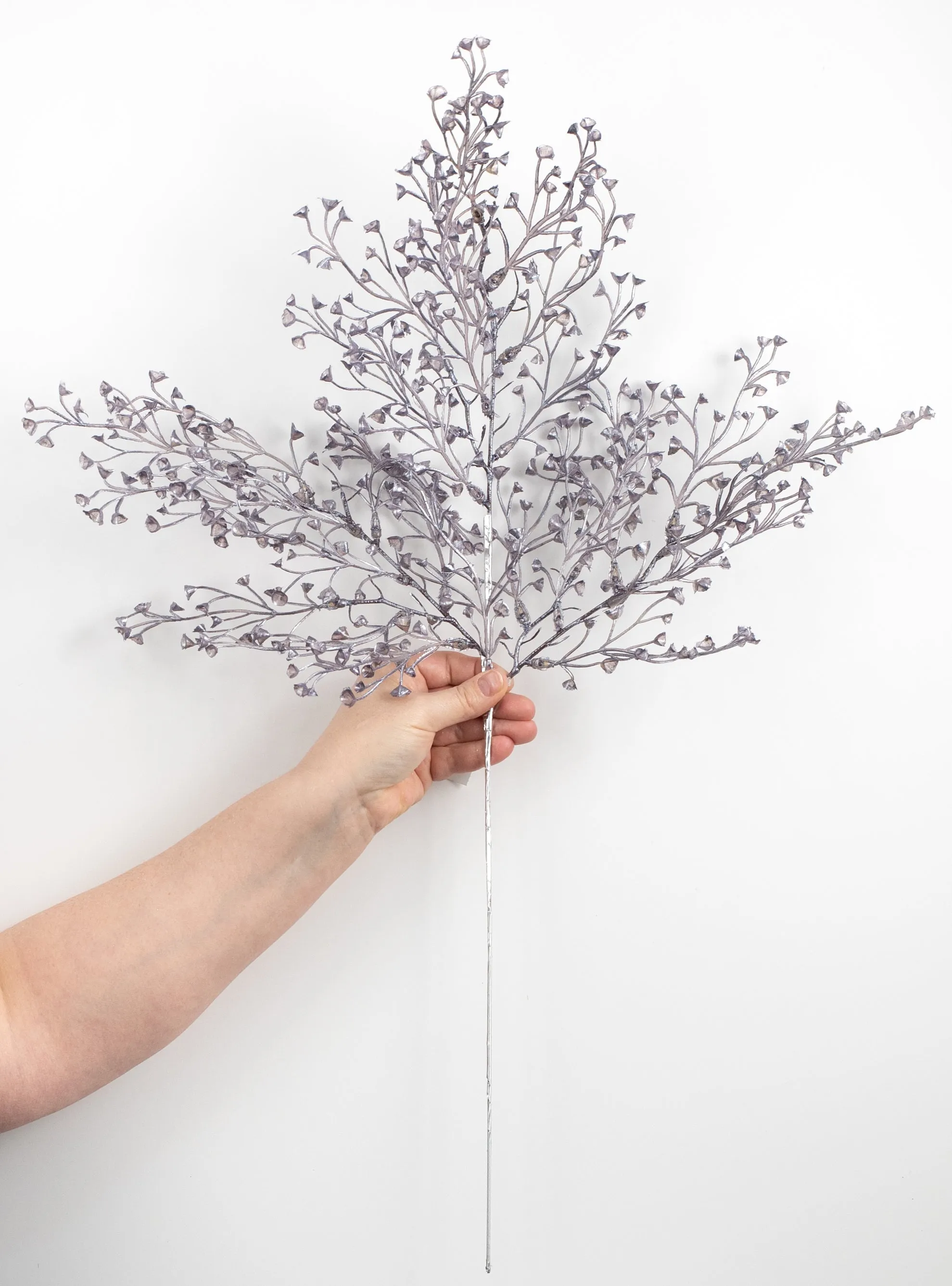 28" Pearl Mini Flower Spray: Lavender