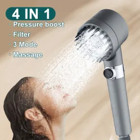 3 Modes Shower Head High Pressure Showerhead Portable Filter Rainfall Faucet Tap Bathroom Bath Home Innovative Accessories