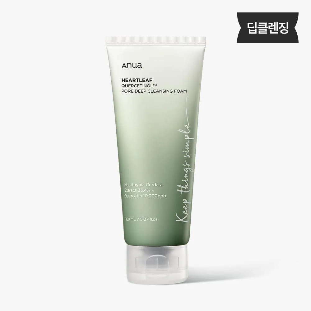 Anua Heartleaf Quercetinol Pore Deep Cleansing Foam 150ml