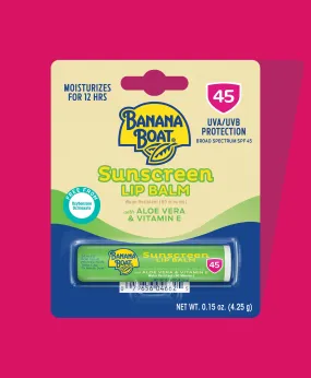 Banana Boat® Aloe Vera Lip Balm SPF 45