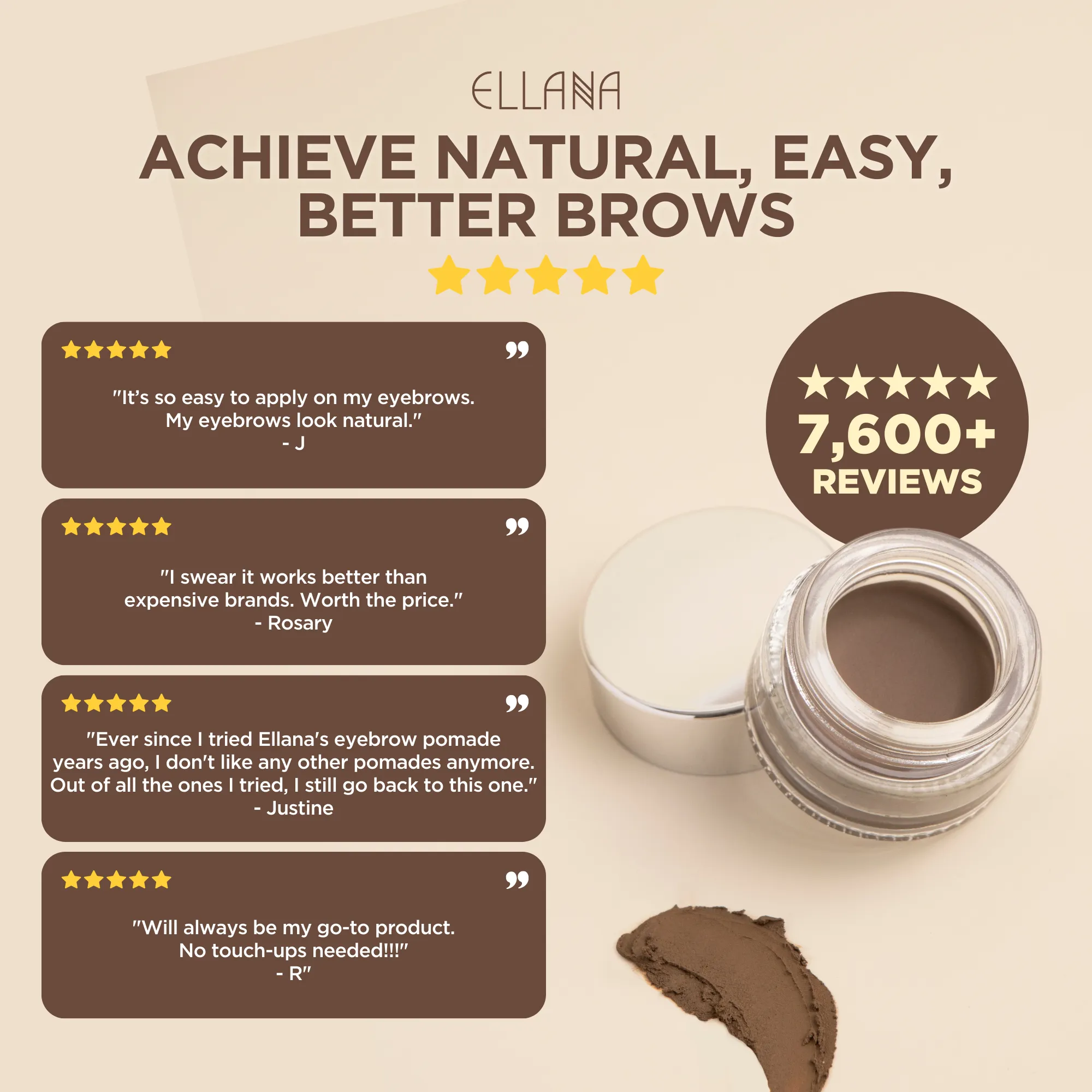 Eye Brow/Line | 2-in-1 Eyebrow/Eyeliner Gel with Castor & Marula Oil