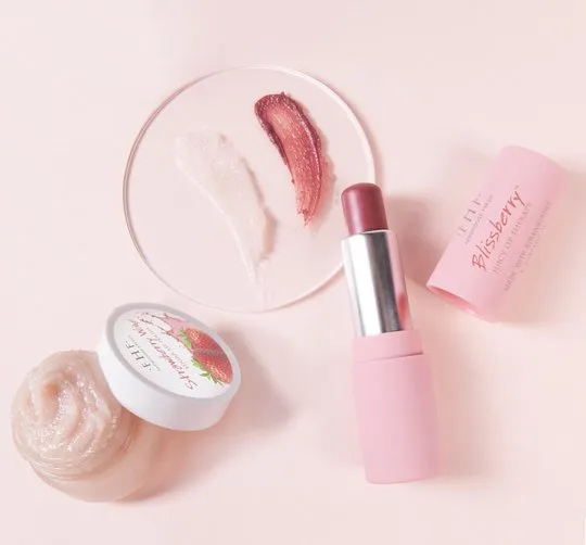 Farmhouse Fresh Strawberry Wine 2-Step Luscious Lip Kit