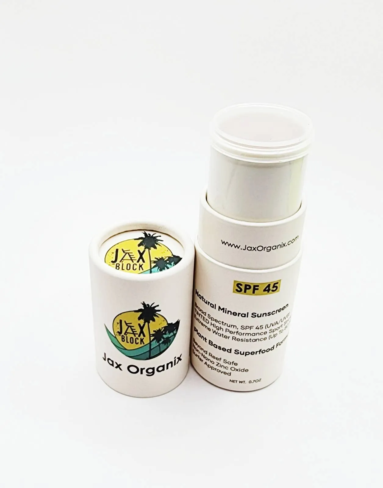 Jax Organix "Jax Block" Sunscreen Stick SPF 45