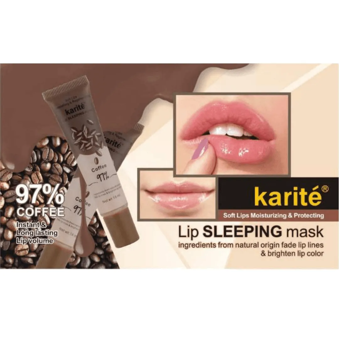 Karite Lip Sleeping Mask With Coffee Extract 97% - 18ml