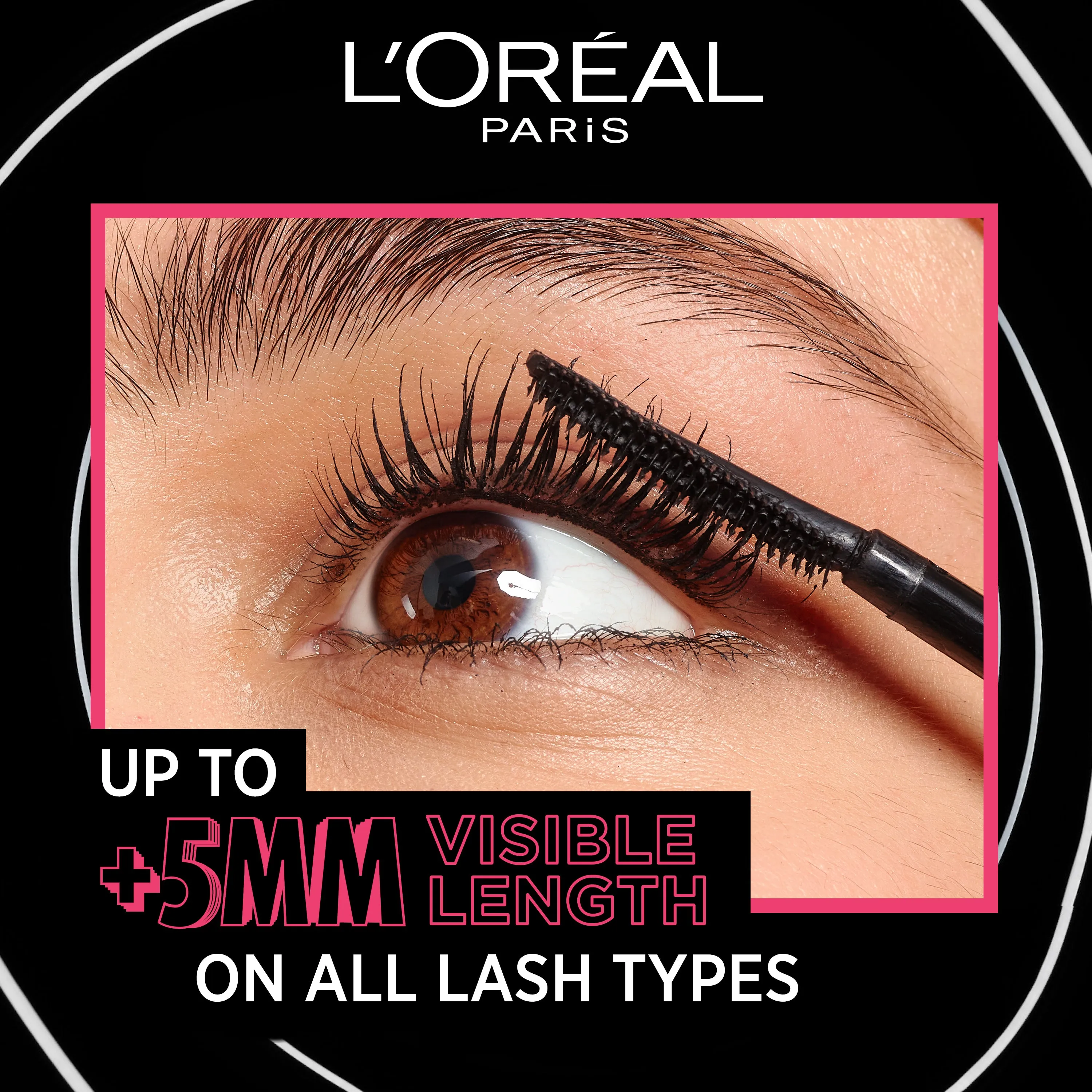 L’Oréal Paris Telescopic Lift Washable Mascara, Lengthening and Volumizing, Lash Lift with Up to 36HR Wear