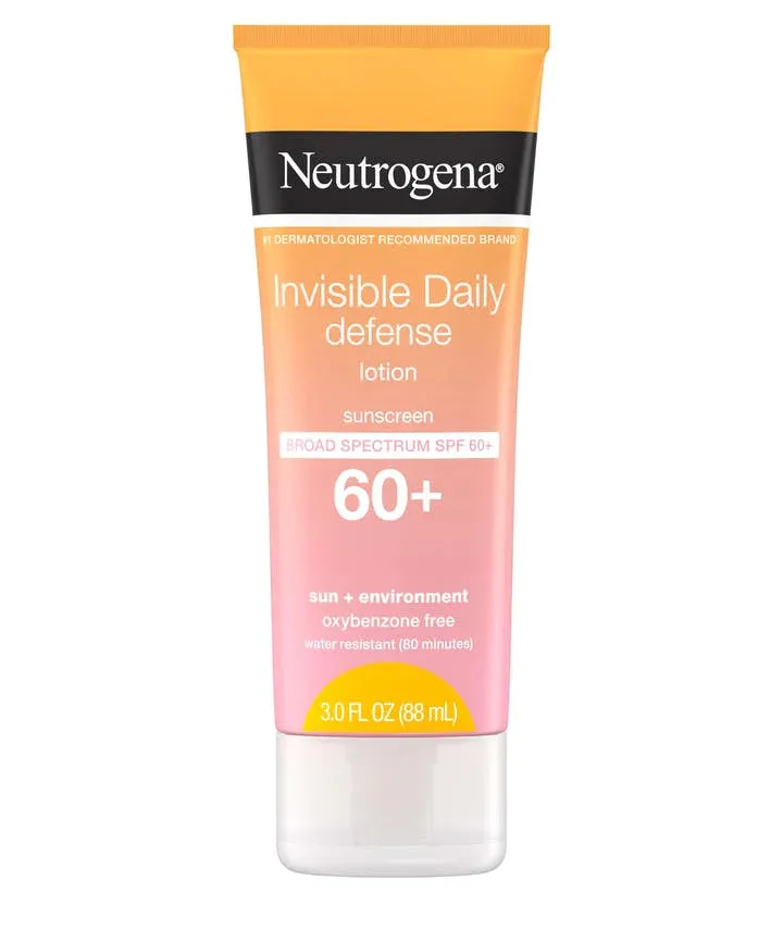 Neutrogena Invisible Daily Defense Sunscreen Lotion SPF 60  88mL