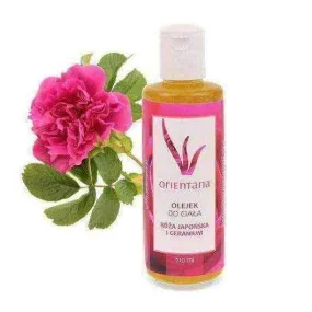 Rose body oil | ORIENTANA Rose and Japanese Body Oil 210ml