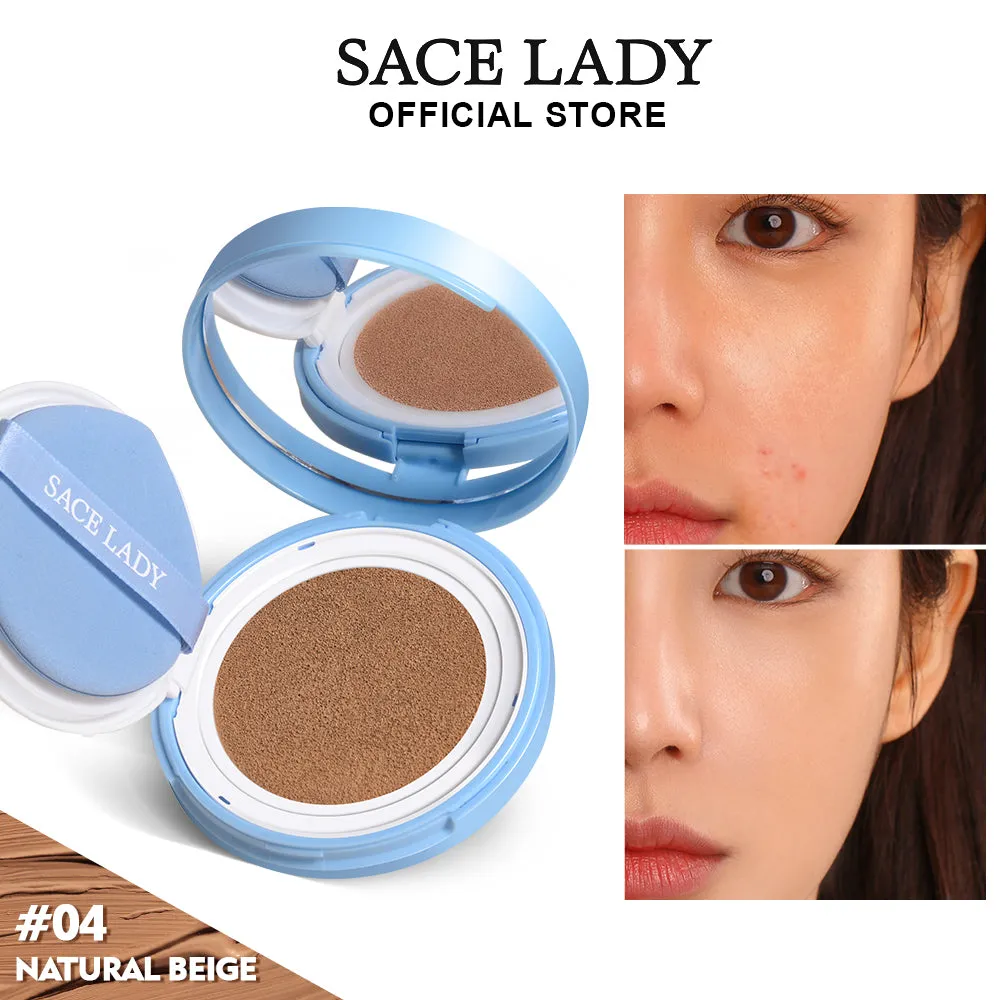 SACE LADY Lasting Waterproof BB Cushion – SPF 50  PA    Oil Control, Natural Matte Finish