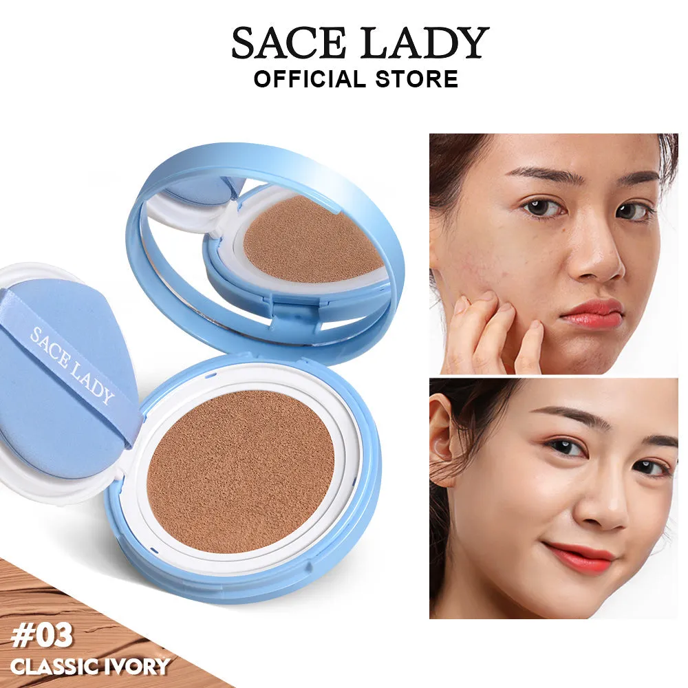 SACE LADY Lasting Waterproof BB Cushion – SPF 50  PA    Oil Control, Natural Matte Finish