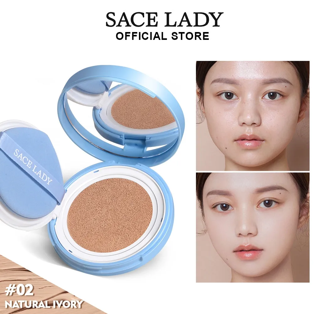 SACE LADY Lasting Waterproof BB Cushion – SPF 50  PA    Oil Control, Natural Matte Finish