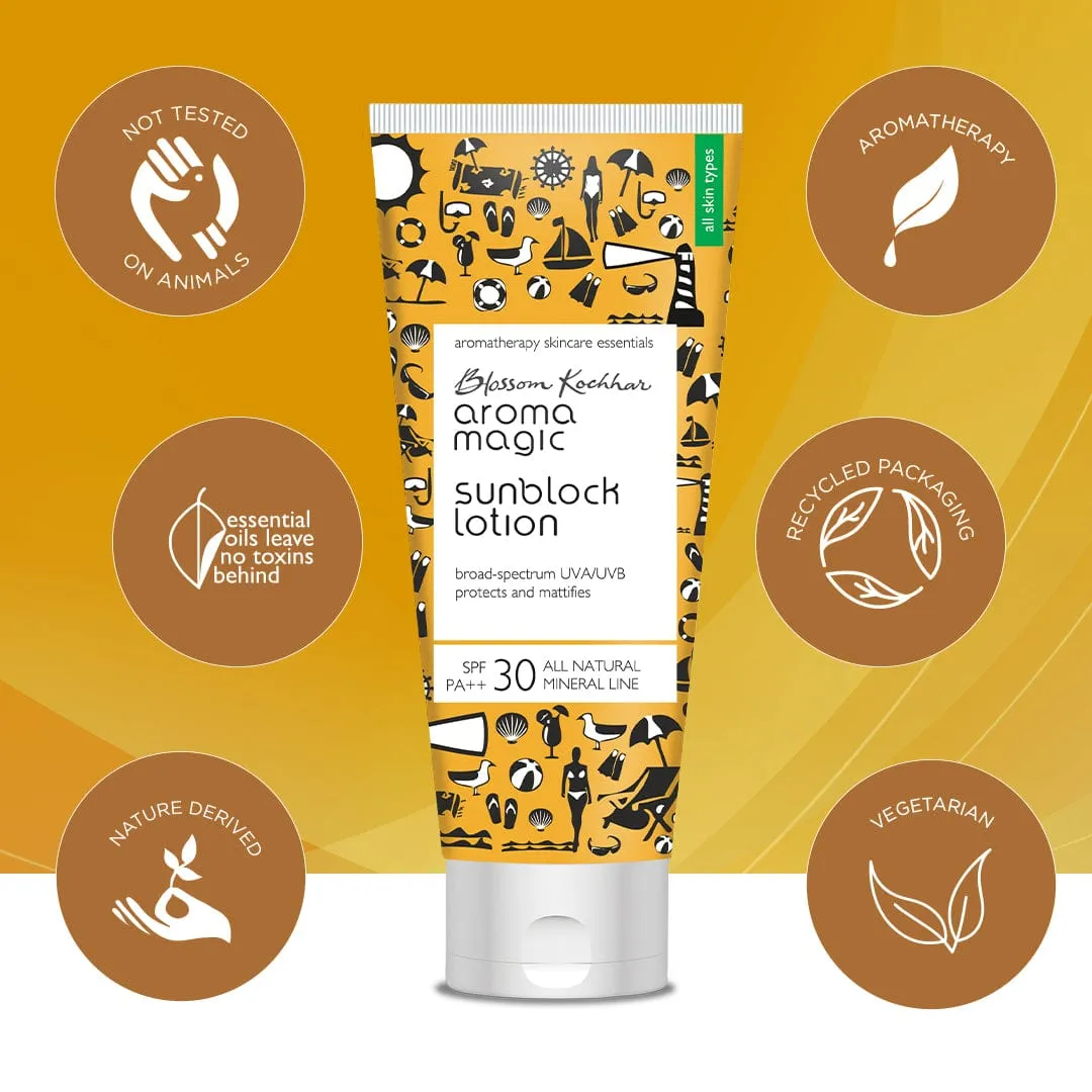 SPF 30PA    Matte Sunblock Lotion With Broad Spectrum Protection