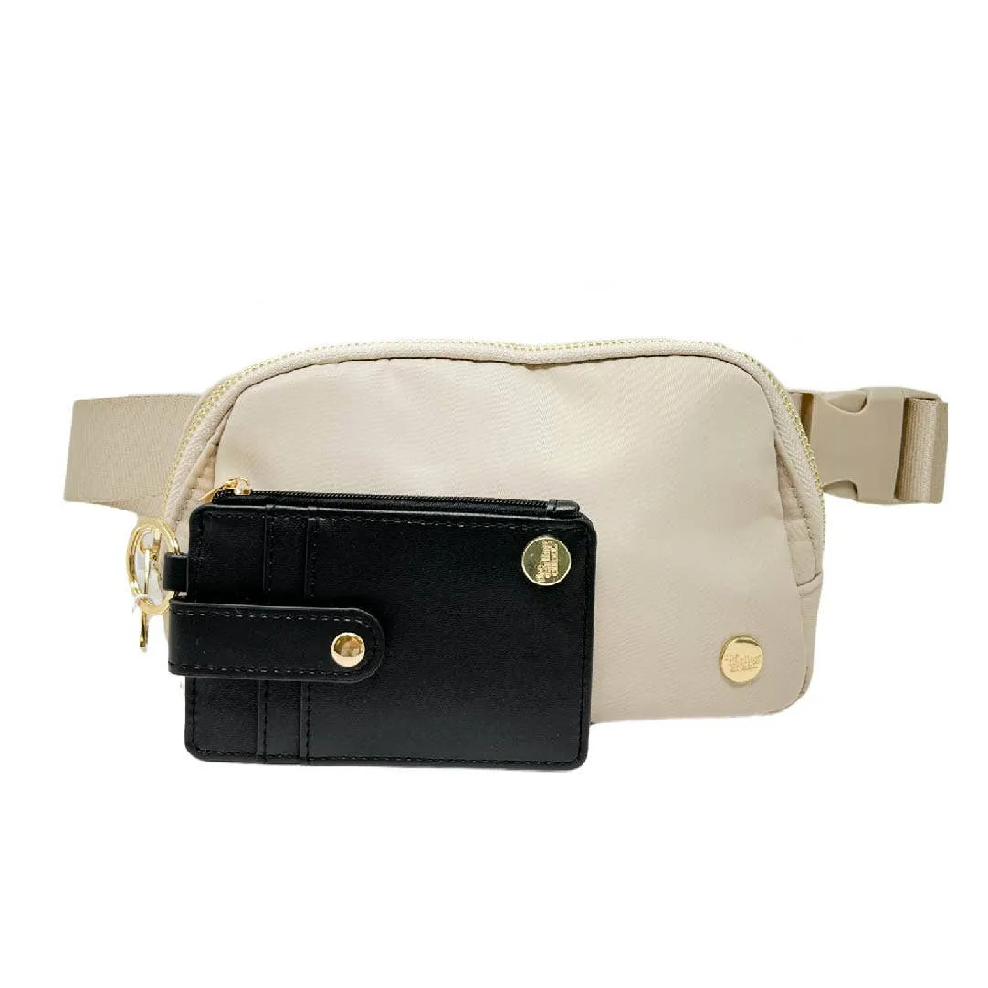 The Darling Effect - All You Need Belt Bag   Wallet - Natural Beige