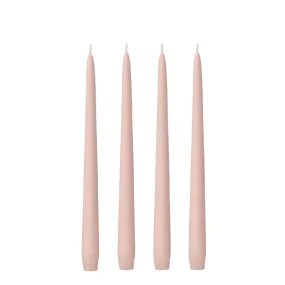 Vintage Blush Taper Candles (4 pack)